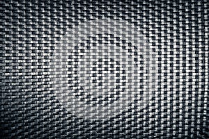 Plastic woven wicker pattern, black color background texture