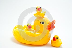 Plastic yellow duck toy