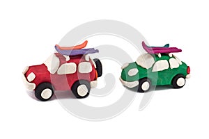 Plasticine cars photo