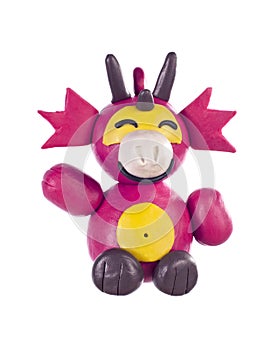 Plasticine dragon. Chinese horoscope