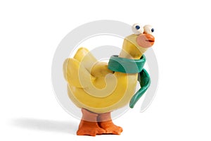 Plasticine duck