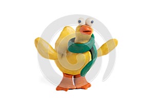 Plasticine duck