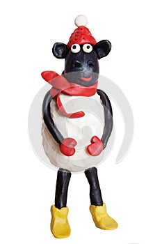 Plasticine sheep