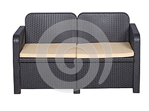 Plastick sofa isolate