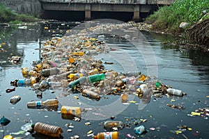 Plastics harm Detrimental plastic waste pollution in the reservoir