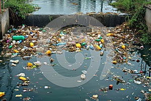 Plastics harm Detrimental plastic waste pollution in the reservoir