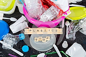 Plastics for recycling photo