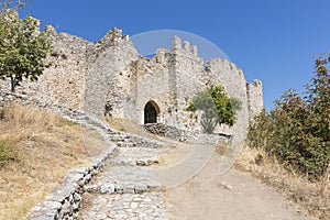 The Platamon Castle is a Crusader castle in northern Greece - Macedonia, Pieria. It is located southeast of Mount Olympus.