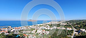 Platanias elevated panorama