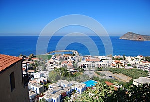Platanias elevated view