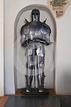Plate armour.