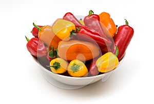 Plate With Assorted Peppers