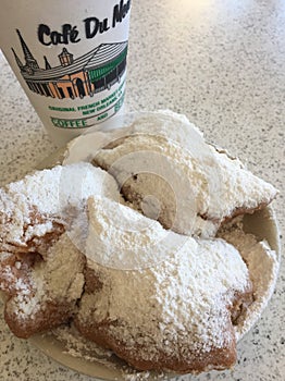 Beignets at Cafe du Monde, New Orleans