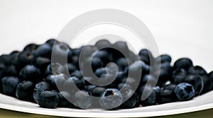Plate of Blueberries