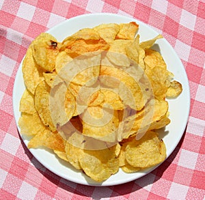 Plate of chips photo