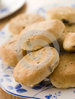 Plate of Eccles Cakes photo