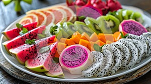 Plate of Fresh Cut Fruit