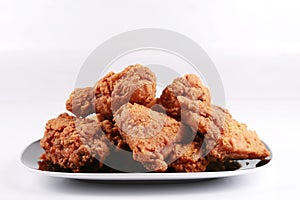 Plate of fried chicken