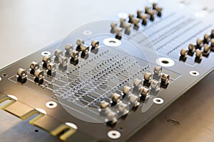 A plate made of a dielectric