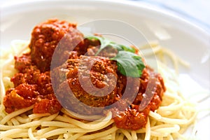 Lámina de albóndigas espaguetis 