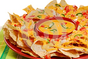 Plate of nachos