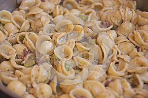 A plate of orecchiette cooked the Italian way