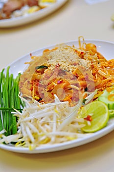 Plate of Pad Thai
