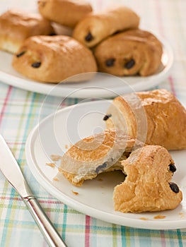 Plate of Pain au Chocolat