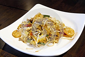 Plate of Penang Fried Noodles
