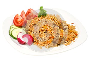 Plate of pilaf.