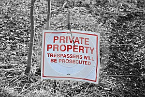 Plate private property