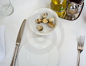 Table serving in restaurant