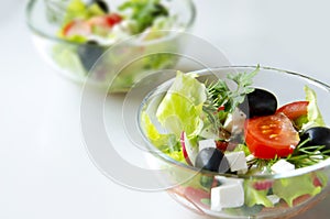 Plate of salad