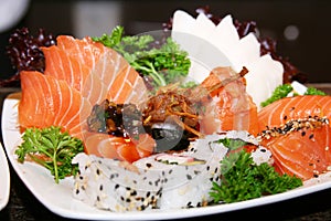 Plate of seafood