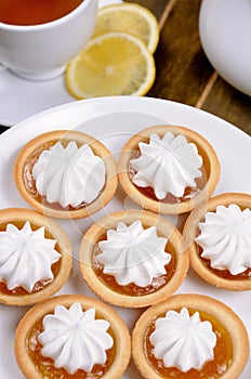 Plate of shortbread cookies