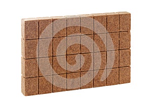 Plate of solid firelighter