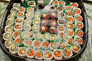 Plate of sushi