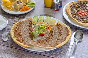 Plate of Syrian Manakish