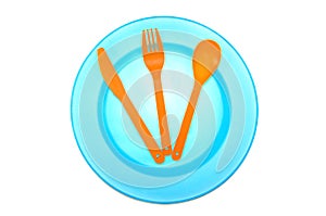 Plate with tablewares