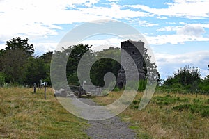 plateau above the Dauner Maare with viewing tower Dronketurm photo