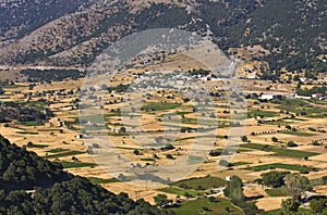 Plateau of Askyfou at Crete island in Greece,