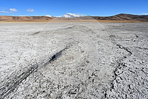 Plateau of Bark near the Central point of the Kailas Mandala at an altitude of more than 4000 meters. Tibet, China