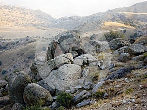 Plateau of Demons. Near Samarkand, Uzbekistan.