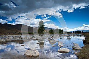 Plateau scenery,daocheng,china photo