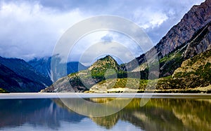 Plateau scenery landscape reflection