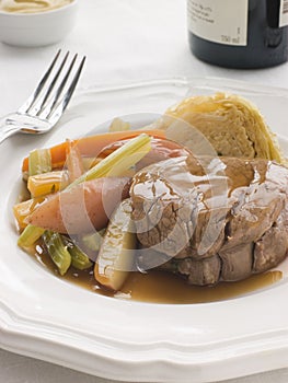 Plated Fillet of Beef a la Ficelle