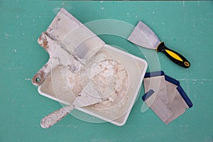 Platering tools for plaster like plaste trowel spatula