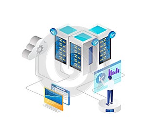 Platform controlling and maintaining cloud server