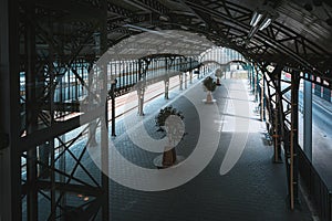 The platform of the Den Bosch train station