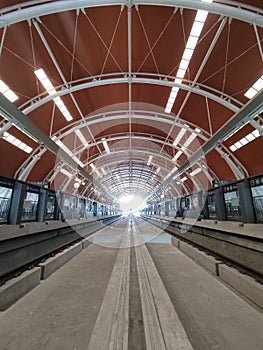 Platform Light Rail Station